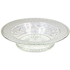 Imperial Glass Cape Cod Clear Rimmed Cereal Bowl, Vintage Pressed Glass